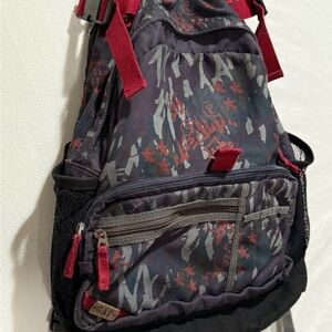 GAP Kids Vintage Y2K 2005 Black and Red Backpack